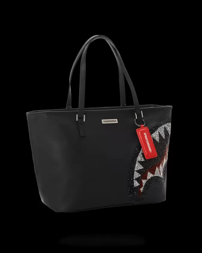 Sprayground Originale - Borsa Multiuso Capiente in Tonalità Total Black (Design Unisex) - Zaino Tracolla Impermeabile con Tasche Strategiche - Ideale per Viaggi, Palestra e Uso Quotidiano - Edizione 2024 Nero Assoluto