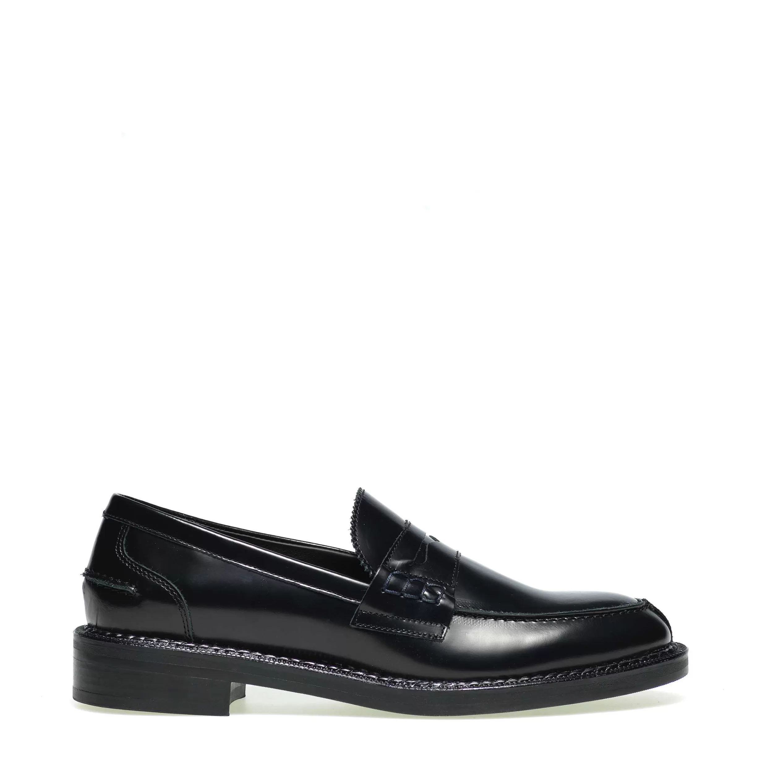 Mocassini Eleganti Donna in Pelle Semilucida - Stile Oxford con Lacci, Scarpe Casual Comode e Versatili per Tutto il Giorno