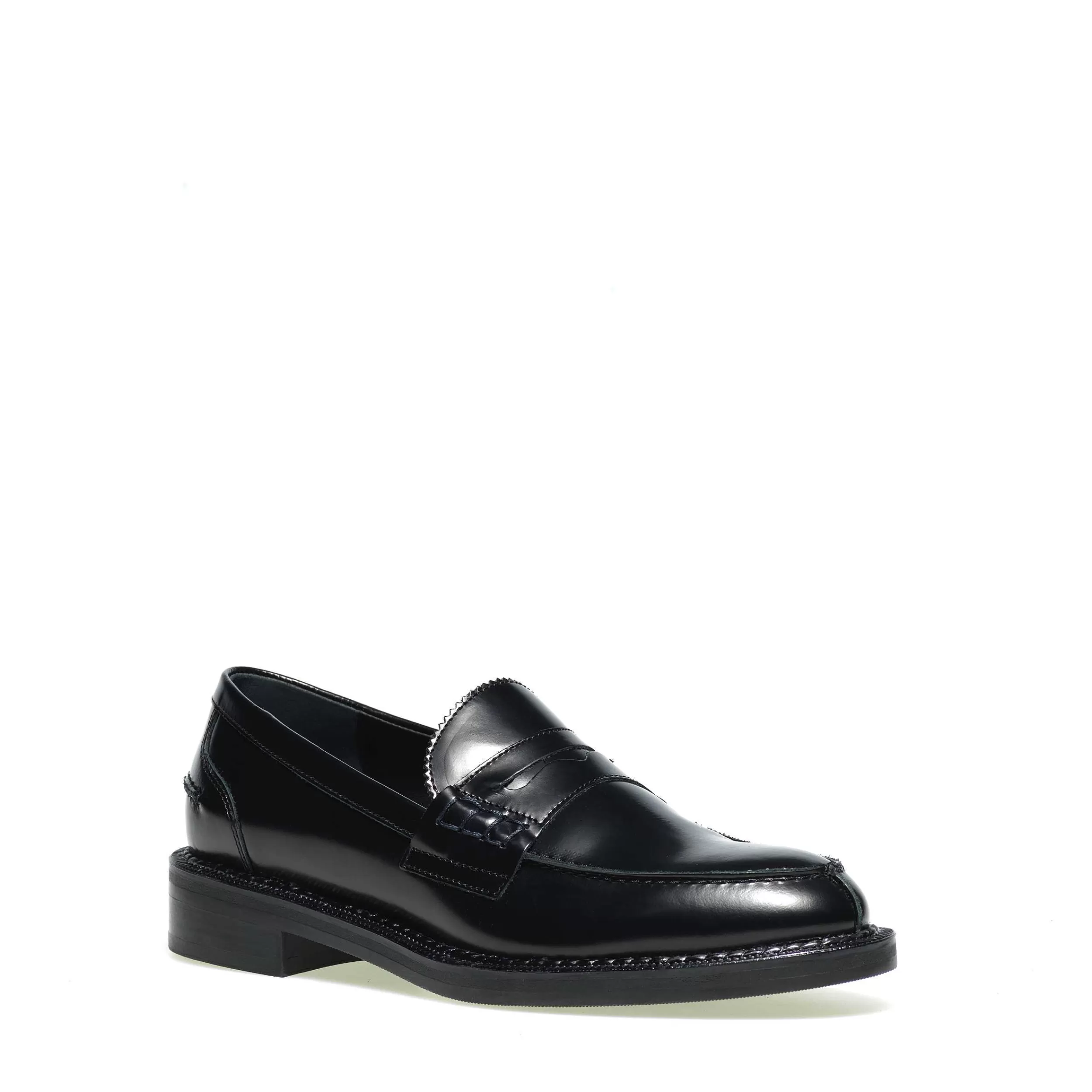 Mocassini Eleganti Donna in Pelle Semilucida - Stile Oxford con Lacci, Scarpe Casual Comode e Versatili per Tutto il Giorno