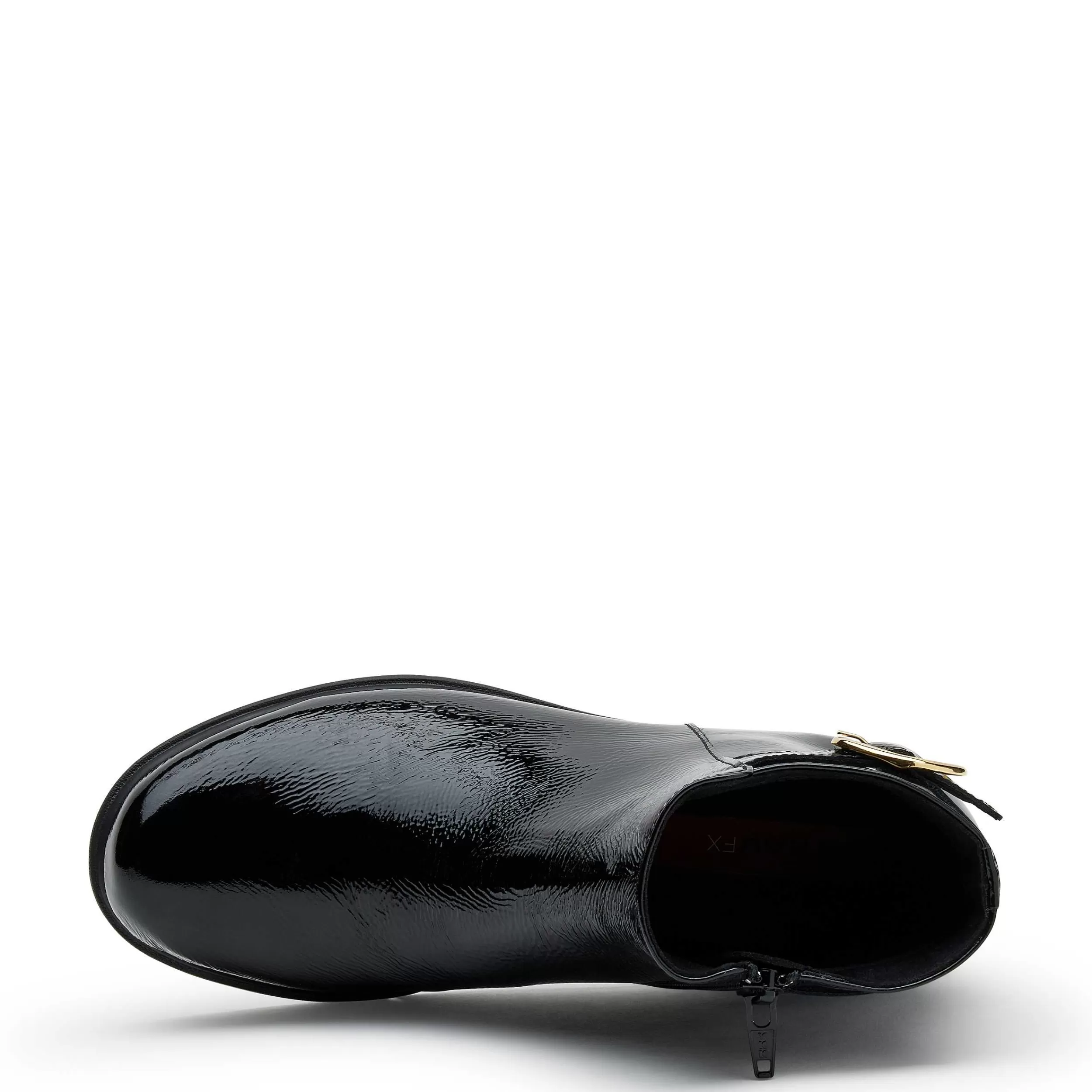 Stivaletti Donna in Pelle Laccata Lucida con Design Confortevole - Calzature Eleganti per Tutto il Giorno 

（：++，AI。