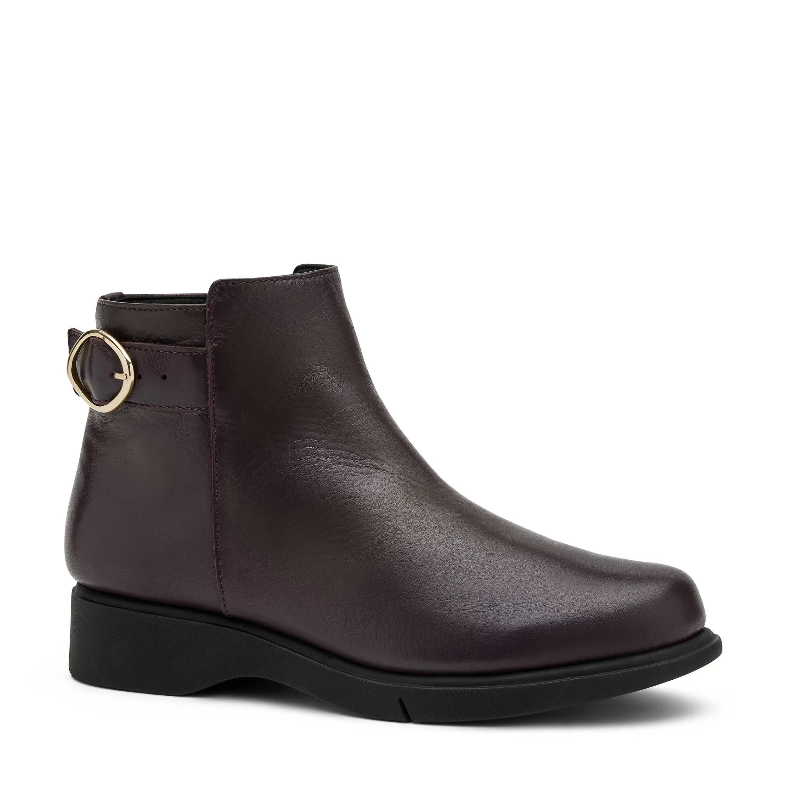 Stivaletti Donna Comodi in Morbida Pelle - Stivali Autunno/Inverno con Tacco Basso, Design Classico per Uso Quotidiano, Calzature Eleganti per Tempo Libero e Occasioni Casual