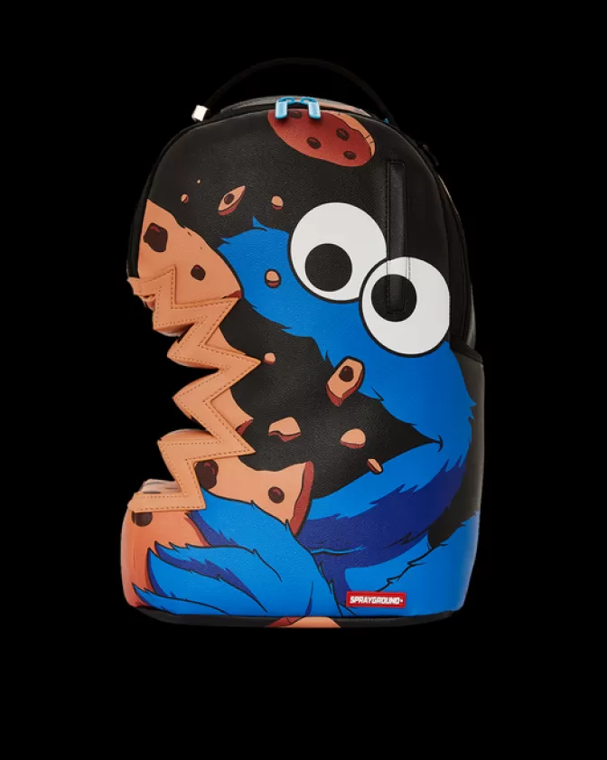 Sprayground Zaino Cookie Monster - Stile Morso Squalo Edizione Limitata DLXV