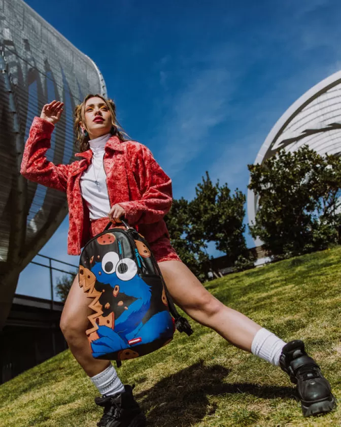 Sprayground Zaino Cookie Monster - Stile Morso Squalo Edizione Limitata DLXV
