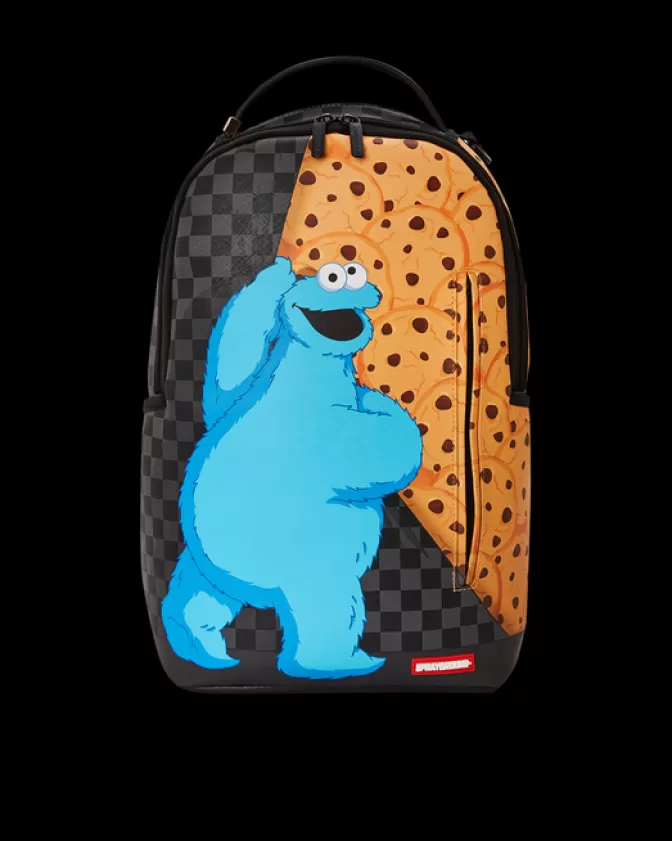 Zaino Sprayground Cookie Monster con Scomparto Segreto - Design Strapetto Modello DLXV