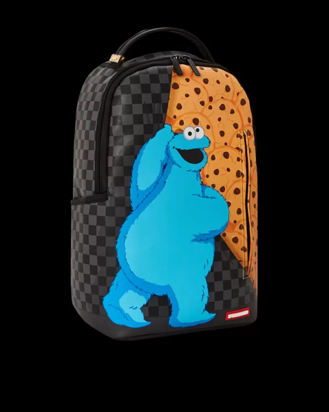 Zaino Sprayground Cookie Monster con Scomparto Segreto - Design Strapetto Modello DLXV