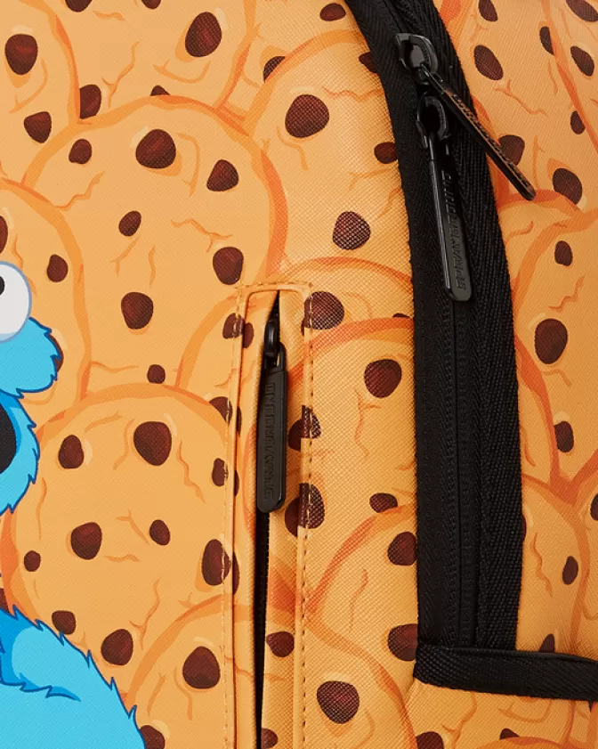 Zaino Sprayground Cookie Monster con Scomparto Segreto - Design Strapetto Modello DLXV