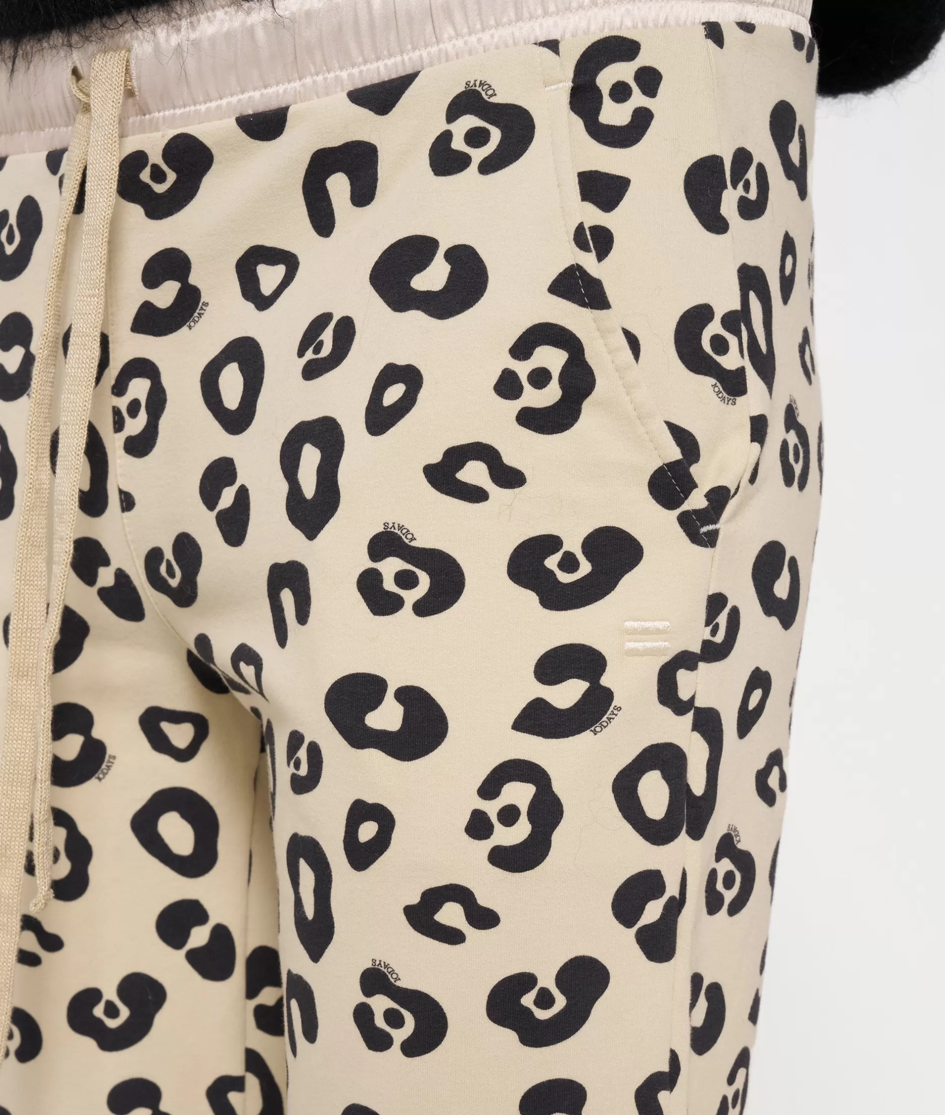 Jogger Donna Crop Stampa Leopardata 10DAYS - Pantaloni Sportivi Comodi con Motivo Animalier