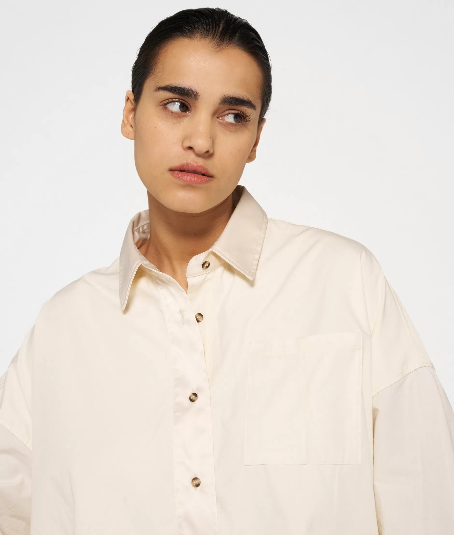 Camicia corta elegante con motivo smoking - 10DAYS Collezione Donna, stile moderno e dettagli raffinati per un look sofisticato