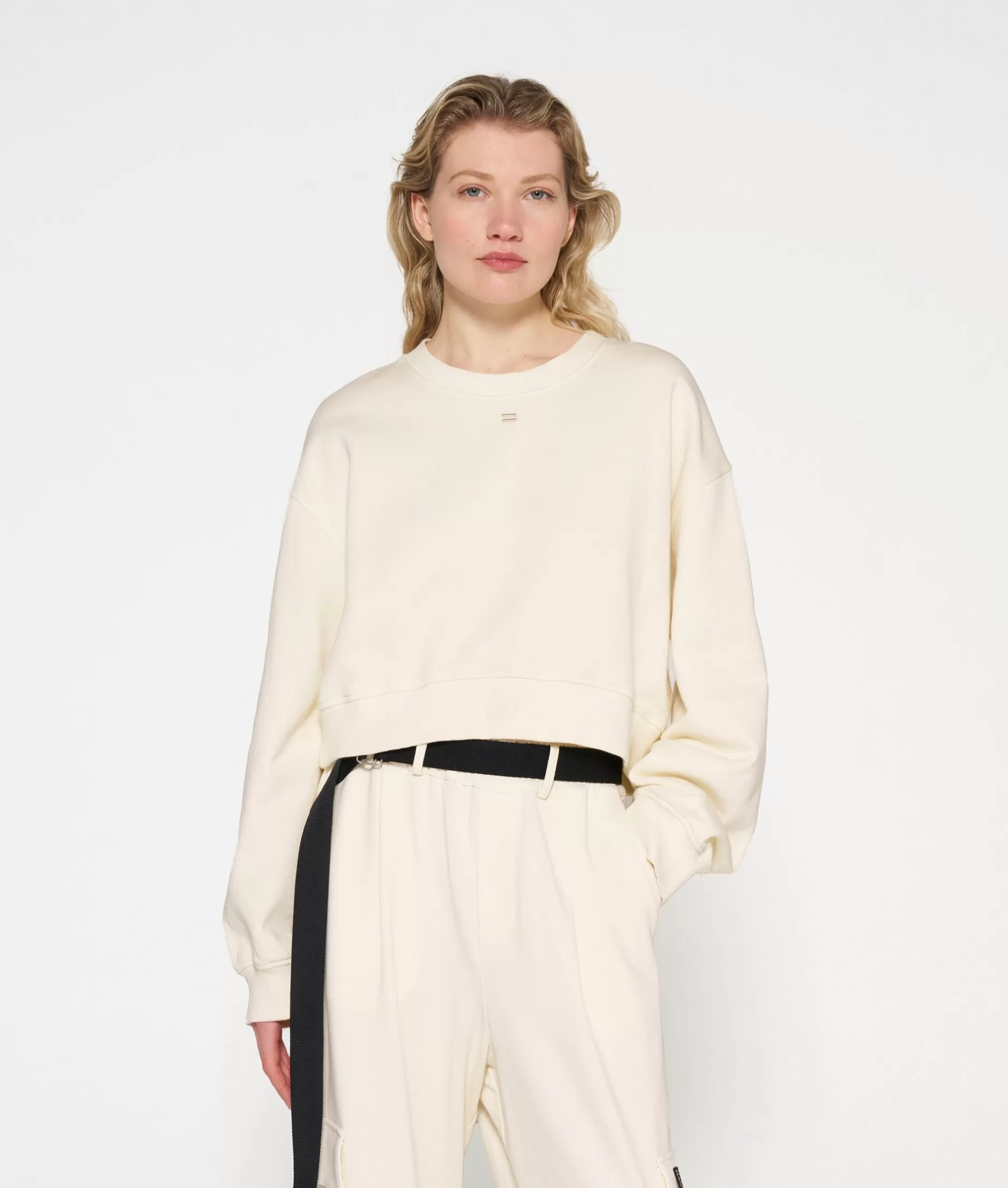 Maglia Corta Donna in Felpa Con Cappuccio - Stile Casual 10 Giorni, Comodo per Autunno-Inverno