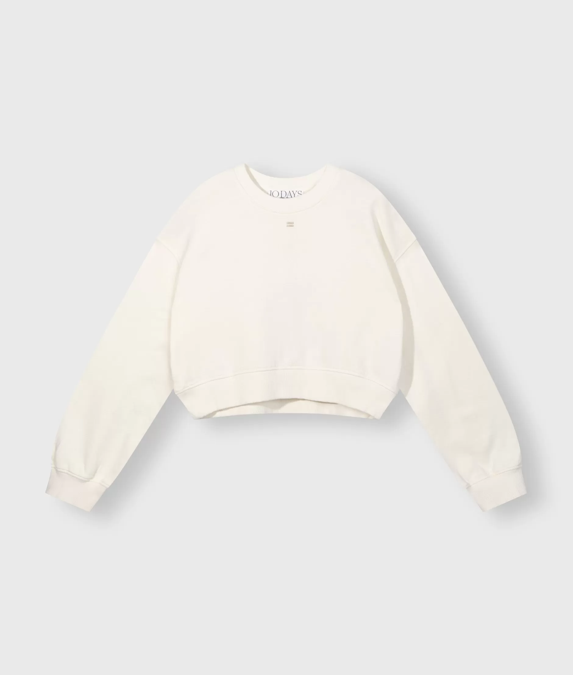Maglia Corta Donna in Felpa Con Cappuccio - Stile Casual 10 Giorni, Comodo per Autunno-Inverno