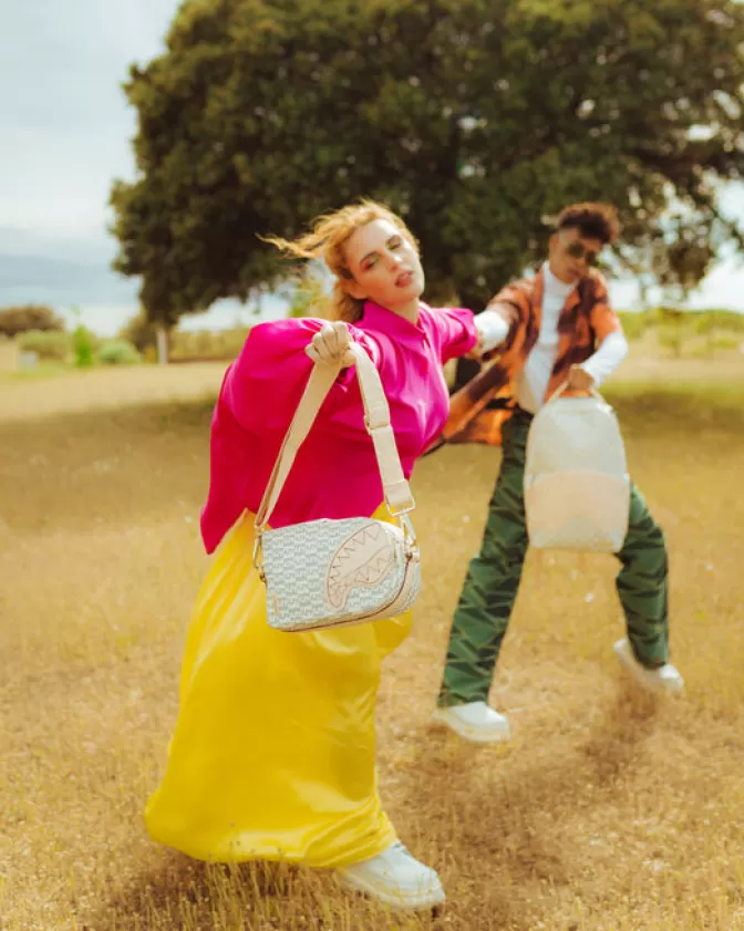 Sprayground Borsa Zaino a Tracolla - Fior Fiore Design Esclusivo