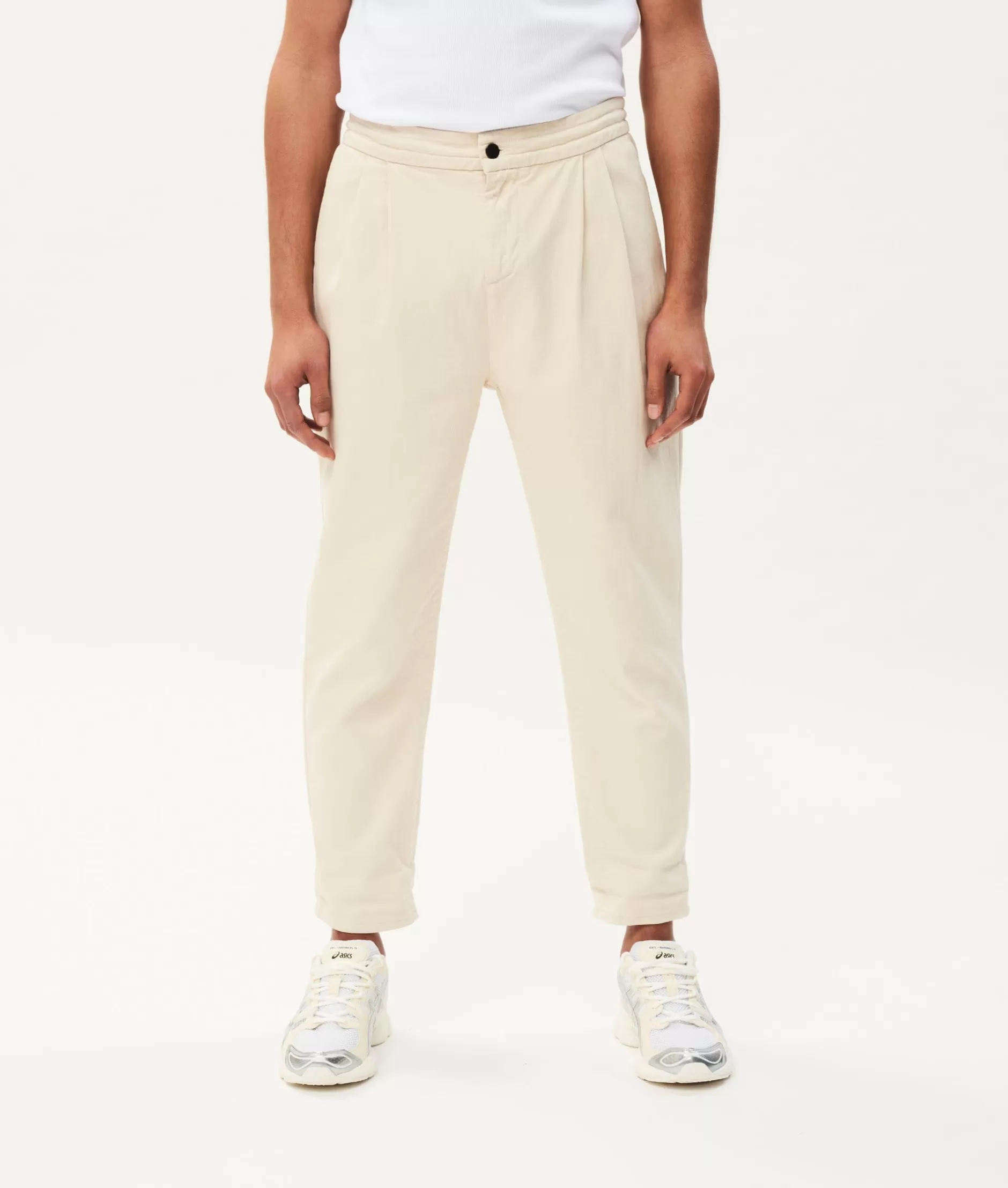 Pantaloni Uomo 10DAYS in Tela di Cotone Dakota - Tessuto Twill Resistito, Taglio Moderno per Stile Casual Chic