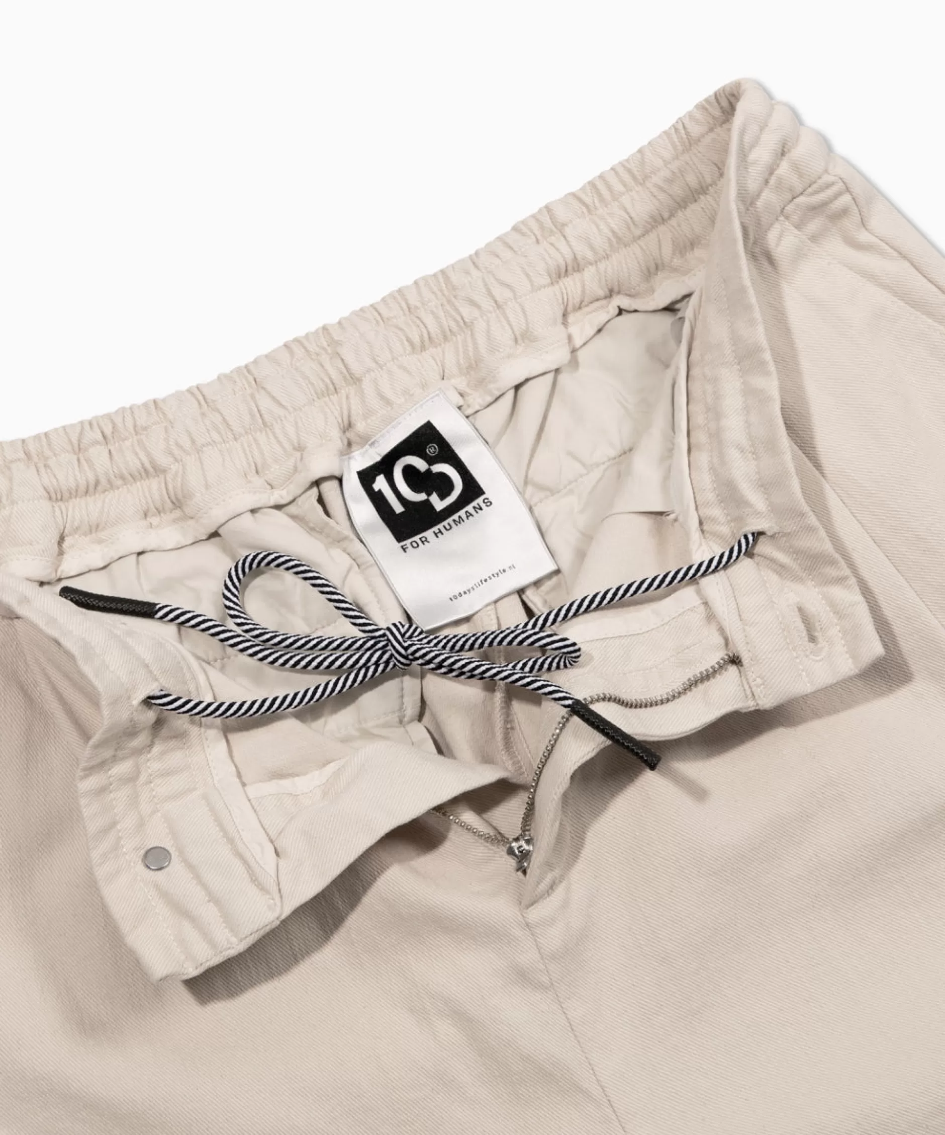 Pantaloni Uomo 10DAYS in Tela di Cotone Dakota - Tessuto Twill Resistito, Taglio Moderno per Stile Casual Chic