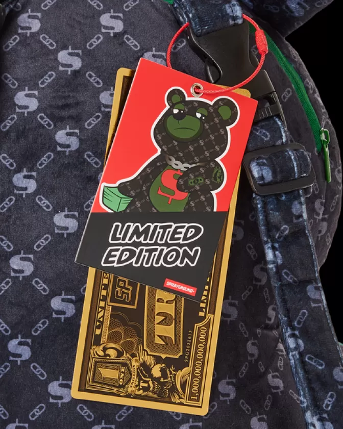 Zaini Sprayground con Design Adorabile - Orsetto Teddy e Money Bear, Stile Unico per Bambini e Adulti