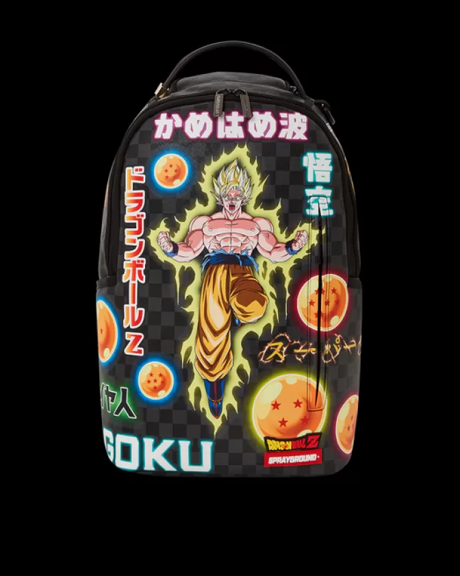 Zaino Sprayground - Dragon Ball Z Edizione Neon con Dettagli Luminosi (Modello DLXV)