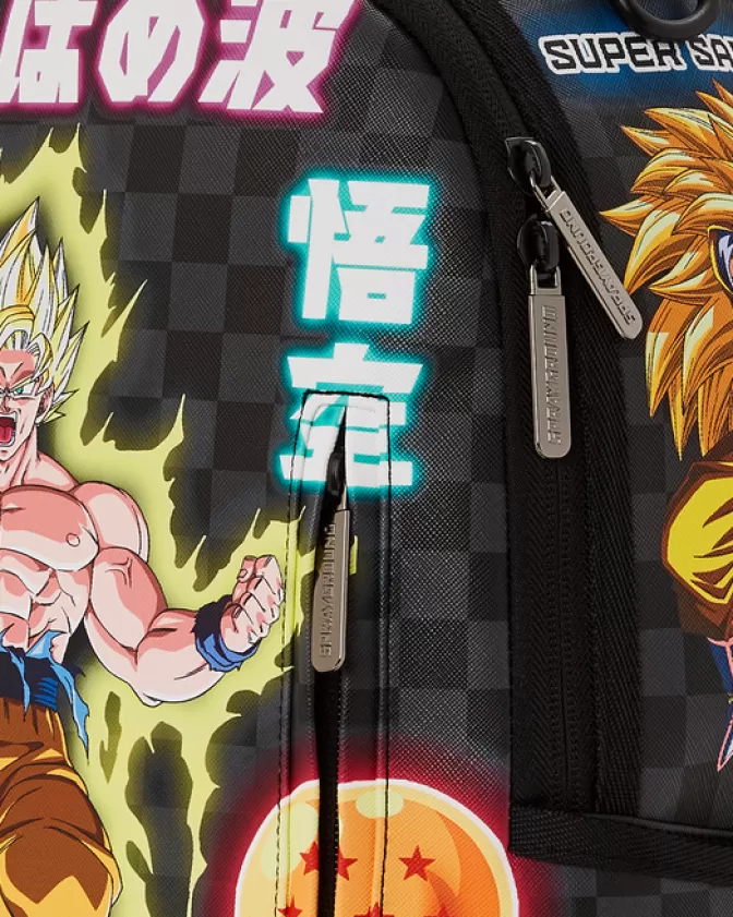 Zaino Sprayground - Dragon Ball Z Edizione Neon con Dettagli Luminosi (Modello DLXV)