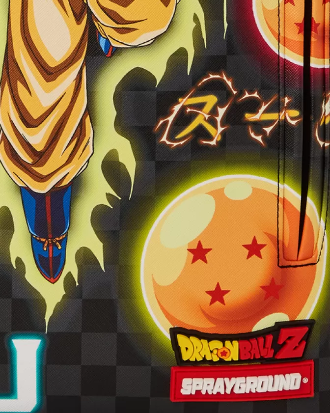 Zaino Sprayground - Dragon Ball Z Edizione Neon con Dettagli Luminosi (Modello DLXV)
