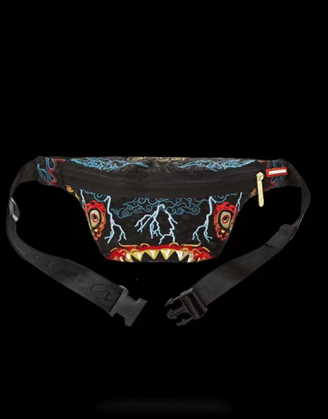 Borsa a Tracolla Sprayground - Design Esclusivo Drago Squalo Notturno Edizione Limitata