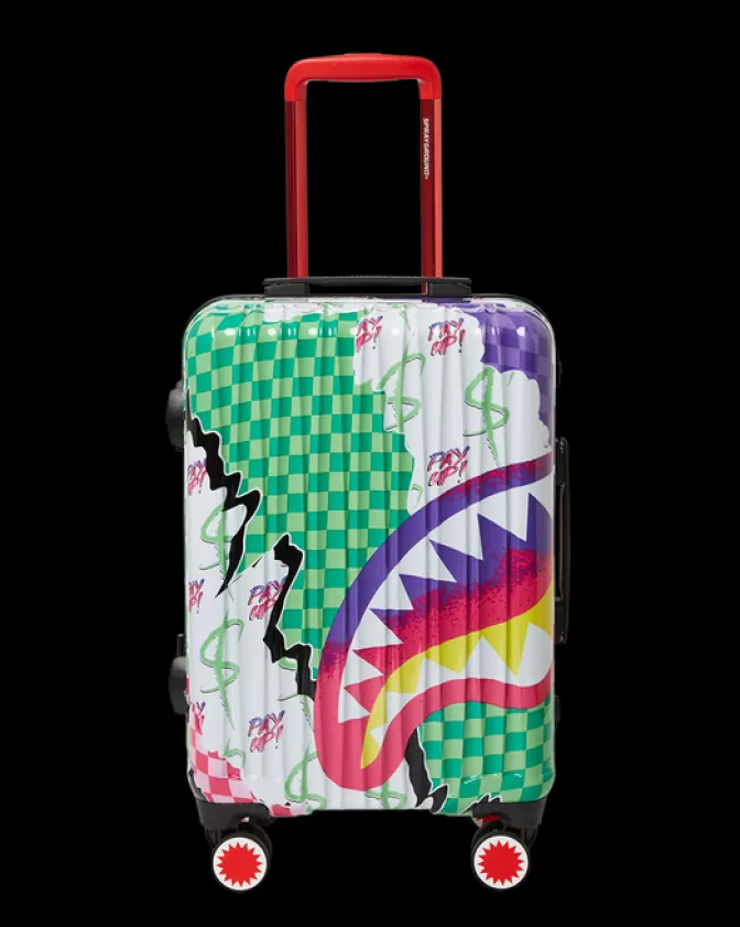 Sprayground Valigia Rigida Cabina - Design Avventura Marina con Squali Arcobaleno e Stile Futurista, Offerta Imperdibile