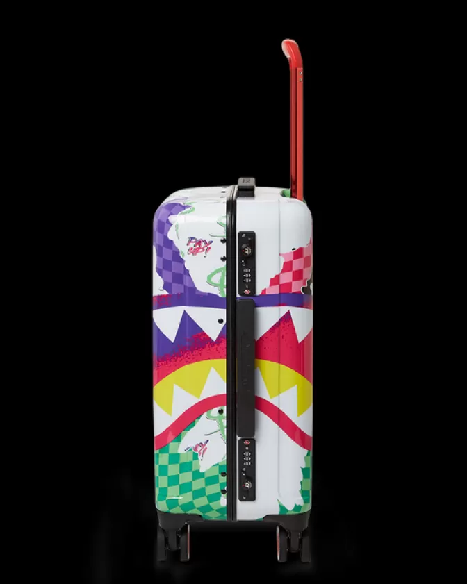 Sprayground Valigia Rigida Cabina - Design Avventura Marina con Squali Arcobaleno e Stile Futurista, Offerta Imperdibile
