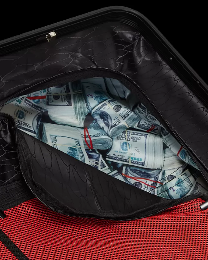 Sprayground Valigia Rigida Cabina - Design Avventura Marina con Squali Arcobaleno e Stile Futurista, Offerta Imperdibile