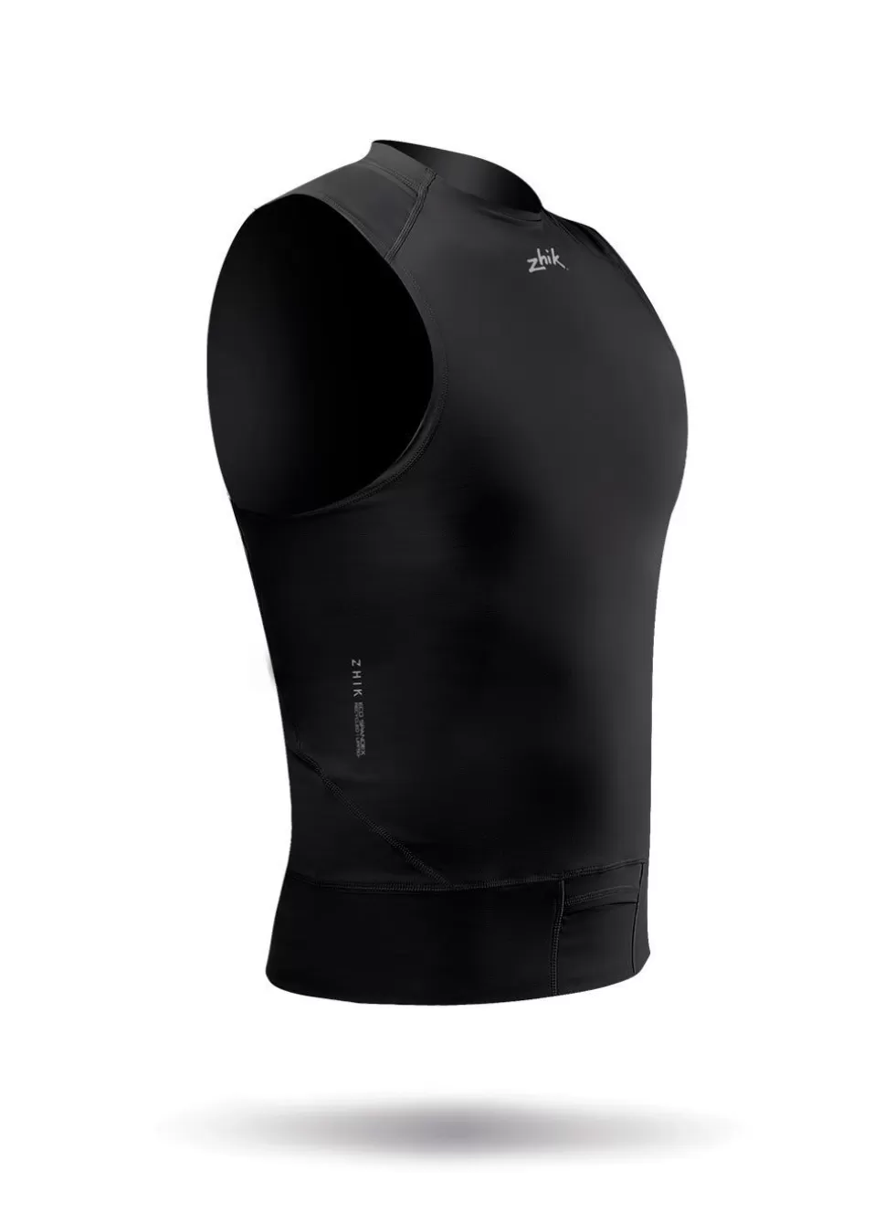 Gilet Sportivo Eco-Spandex per Donna - Nero, Traspirante per Allenamenti Intensi in Climi Torridi