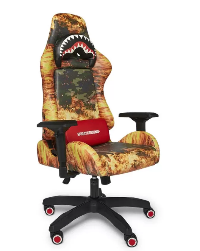 Sprayground Poltrona Gaming Mimetica Flammata - Edizione Limitata da Collezione (Design Esclusivo)