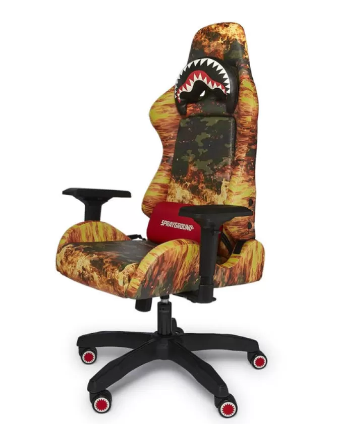 Sprayground Poltrona Gaming Mimetica Flammata - Edizione Limitata da Collezione (Design Esclusivo)