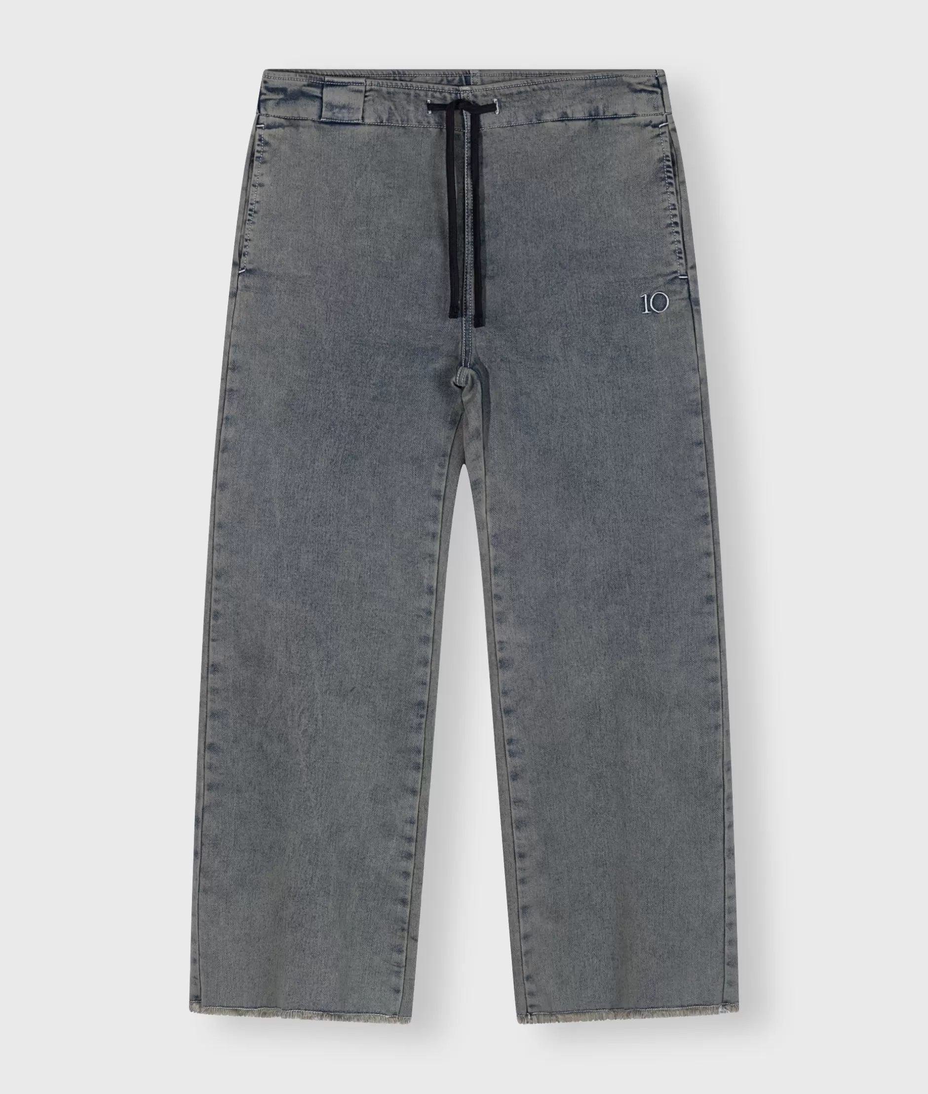 10DAYS Pantaloni Donna a Gamba Svasata - Jogger in Denim Confortevole e Stiloso