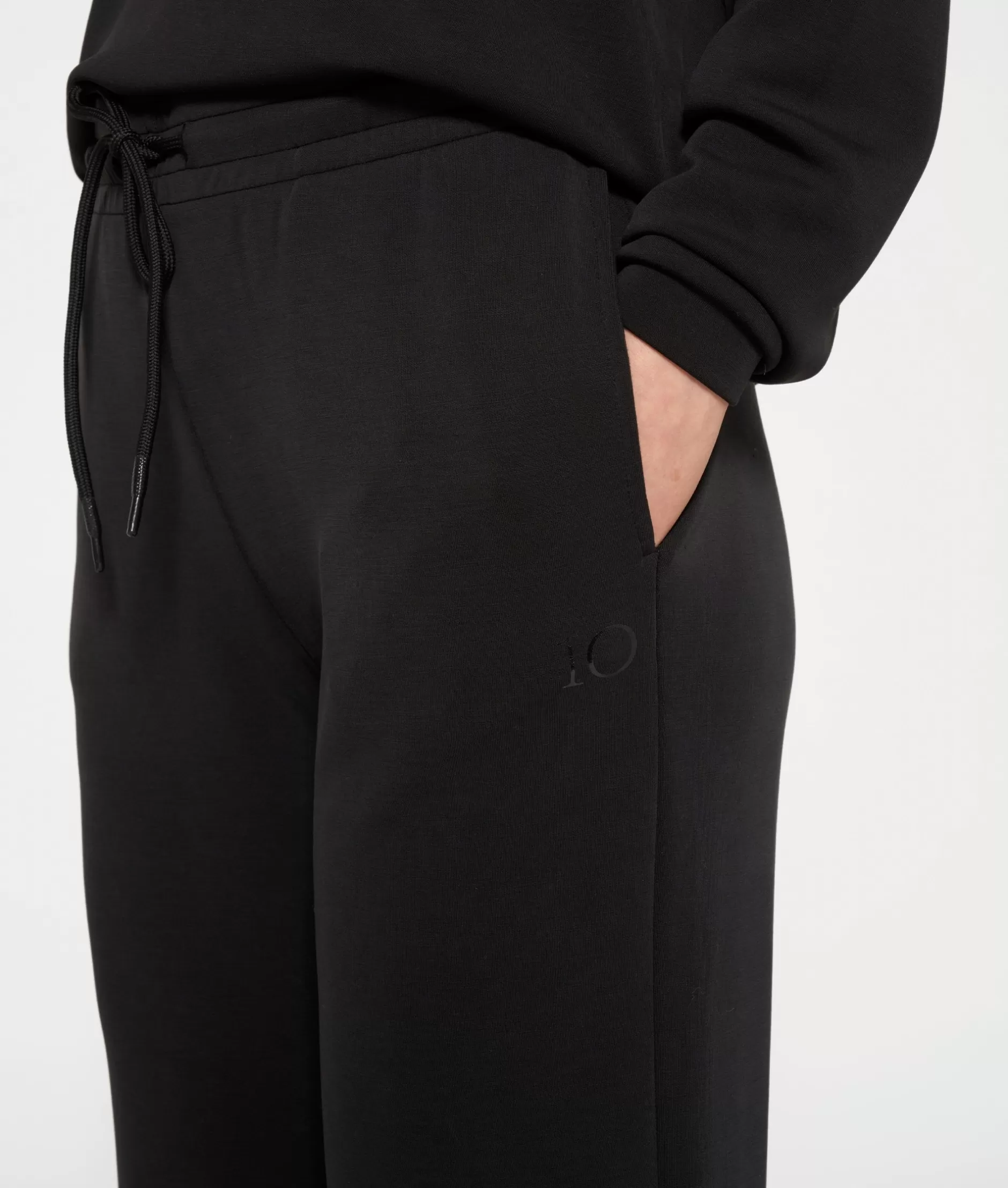 Pantaloni Jogger Donna 10-Days - Modello Svasato in Tessuto Scuba, Comodi e Stilosi