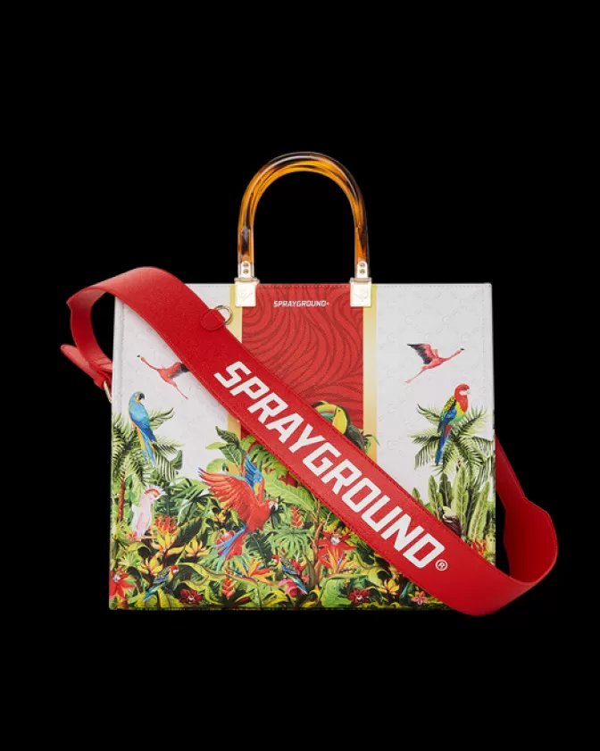 Borsa Tracolla Sprayground - Volo Perfetto Tortuga, Design Impermeabile per Viaggi con Stile Urban 

(：，，