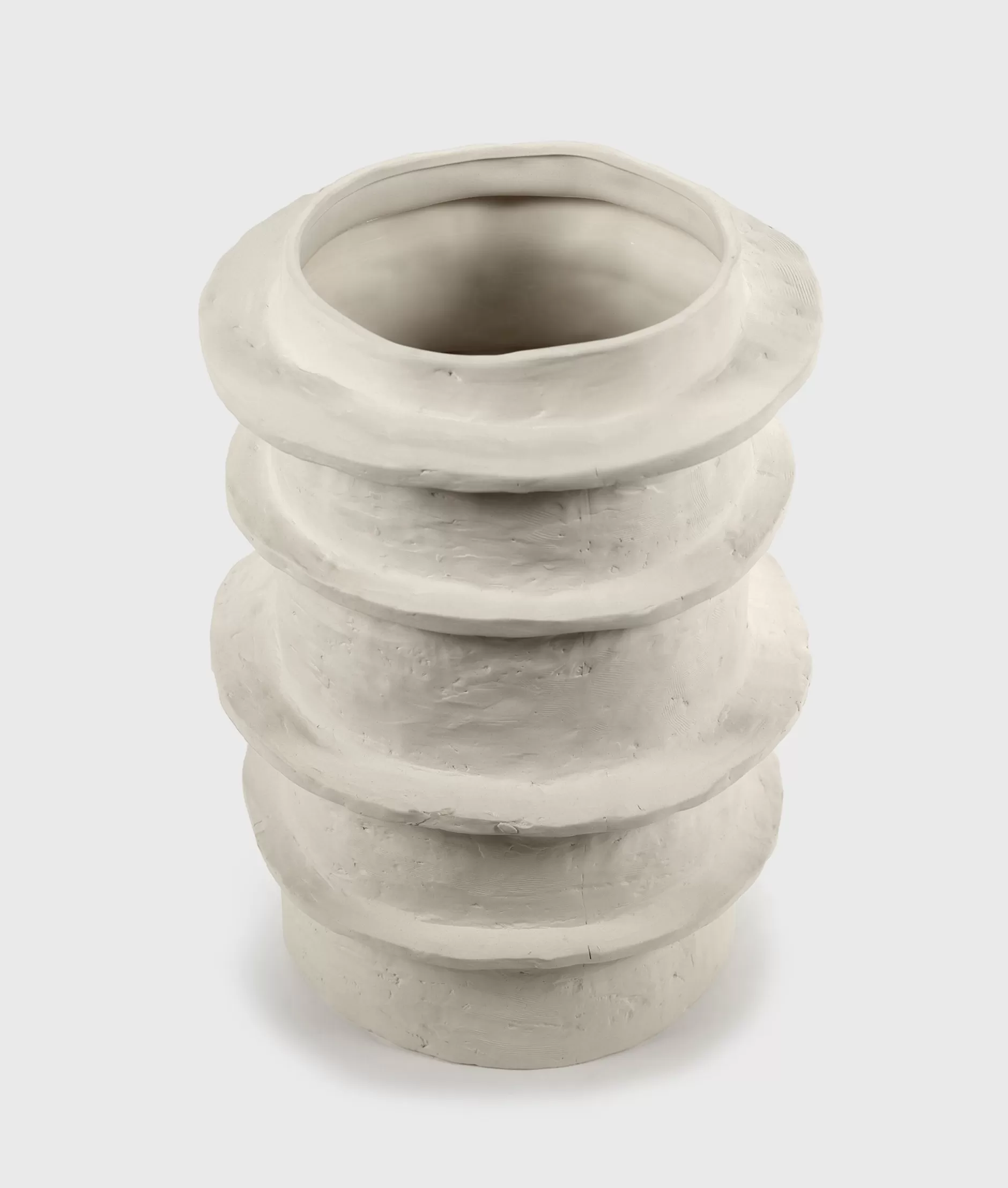Vaso da Fiori Elegante 10DAYS Modello M03 Molly - Altezza 46,5 cm, Design Moderno per Interni ed Esterni
