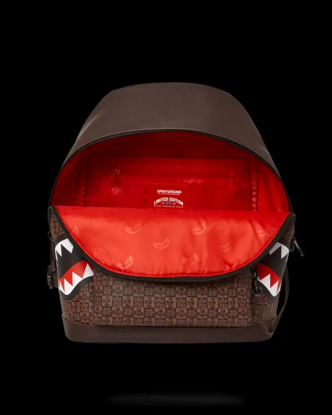 Zaino Sprayground Selvaggi - Design Squali Frenetici con Stile Castello  
Borsa Urbana Antiurto per Avventure Estreme - Edizione Limitata Unisex