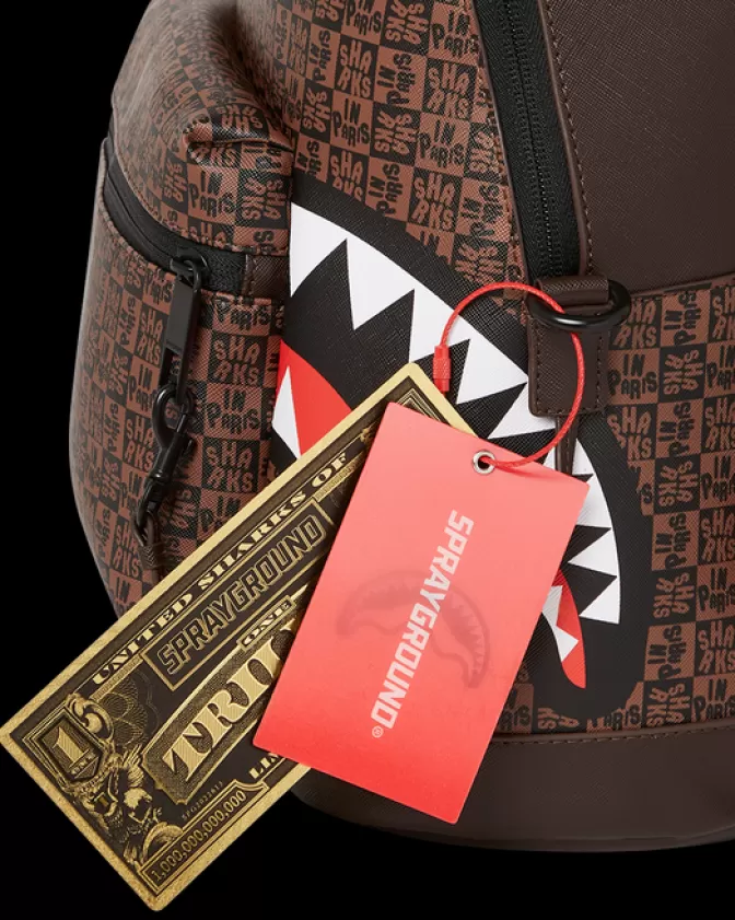 Zaino Sprayground Selvaggi - Design Squali Frenetici con Stile Castello  
Borsa Urbana Antiurto per Avventure Estreme - Edizione Limitata Unisex