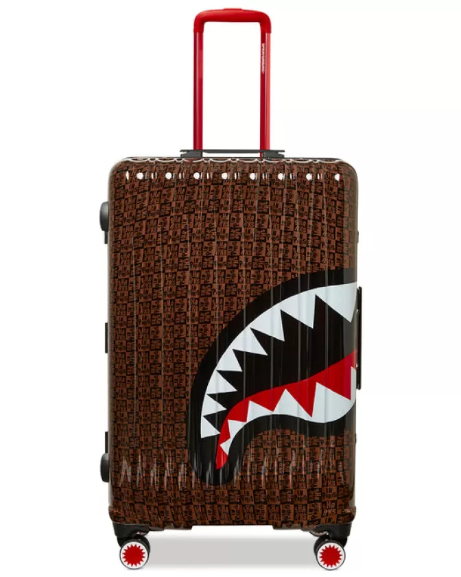 Valigia Rigida XXL Sprayground: Design Sharknauties con Squali Frenetici - Prezzo Imperdibile per Viaggi Stilosi