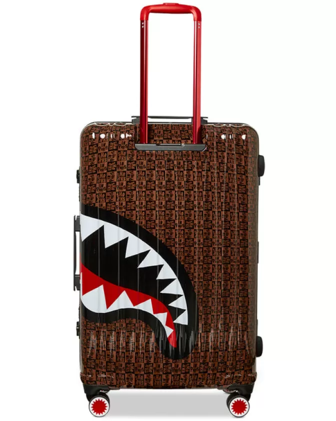 Valigia Rigida XXL Sprayground: Design Sharknauties con Squali Frenetici - Prezzo Imperdibile per Viaggi Stilosi