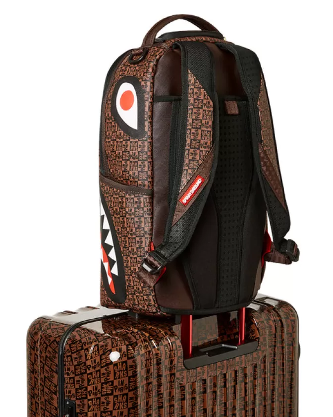 Valigia Rigida XXL Sprayground: Design Sharknauties con Squali Frenetici - Prezzo Imperdibile per Viaggi Stilosi