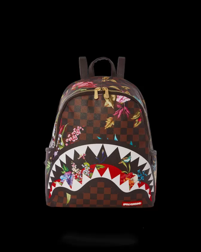 Sprayground Zaino Streetwear Stile Selvaggio - Design Esclusivo Giungla di Squali per Uso Urbano 

(：：1. 2.
