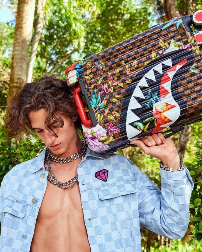 Sprayground - Valigia Cabina Rigida con Design Esclusivo 