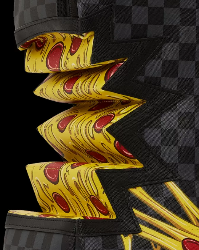 Zaino Sprayground Stile Garfield Pizza Sharkbite - Design Unico con Motivo Squalo Mordace, Modello DLXV