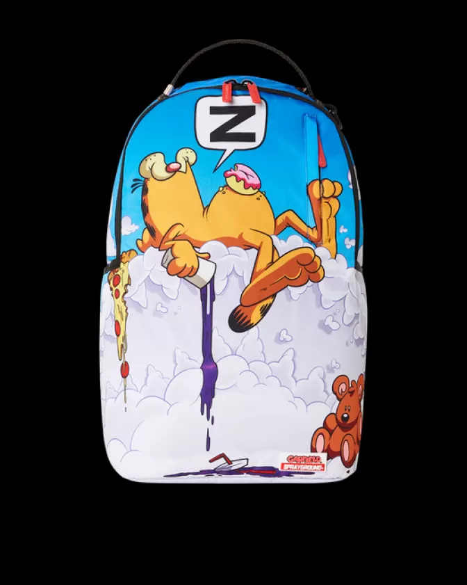 Zaino trendy con stampa del gatto Garfield dormiglione - Design originale Sprayground per amanti dei felini