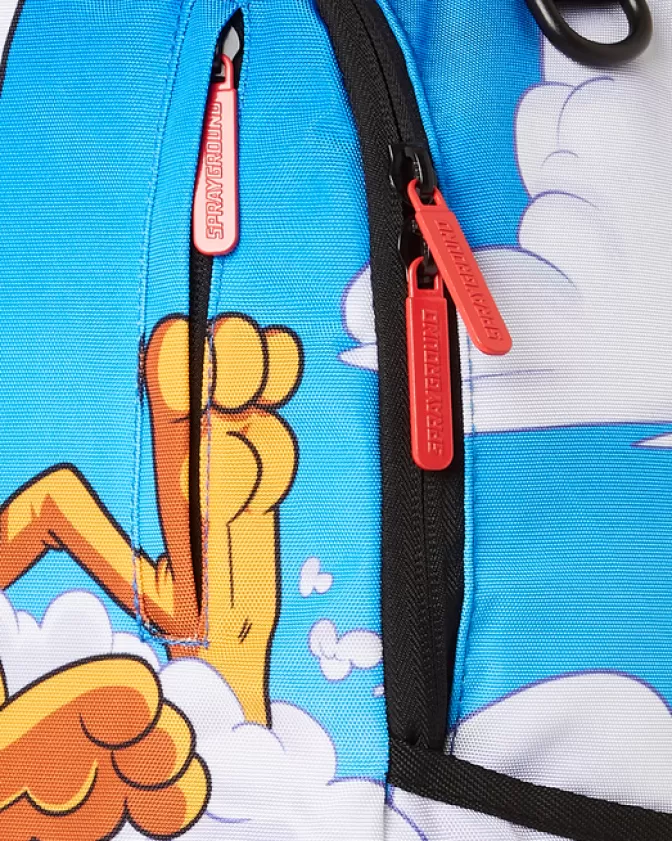 Zaino trendy con stampa del gatto Garfield dormiglione - Design originale Sprayground per amanti dei felini