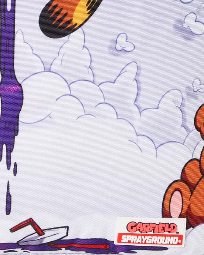 Zaino trendy con stampa del gatto Garfield dormiglione - Design originale Sprayground per amanti dei felini