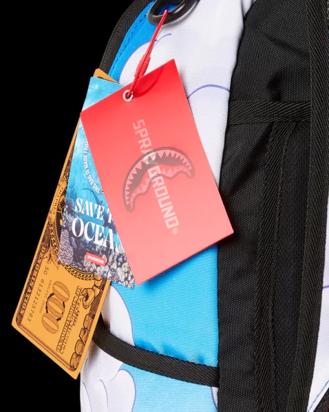Zaino trendy con stampa del gatto Garfield dormiglione - Design originale Sprayground per amanti dei felini