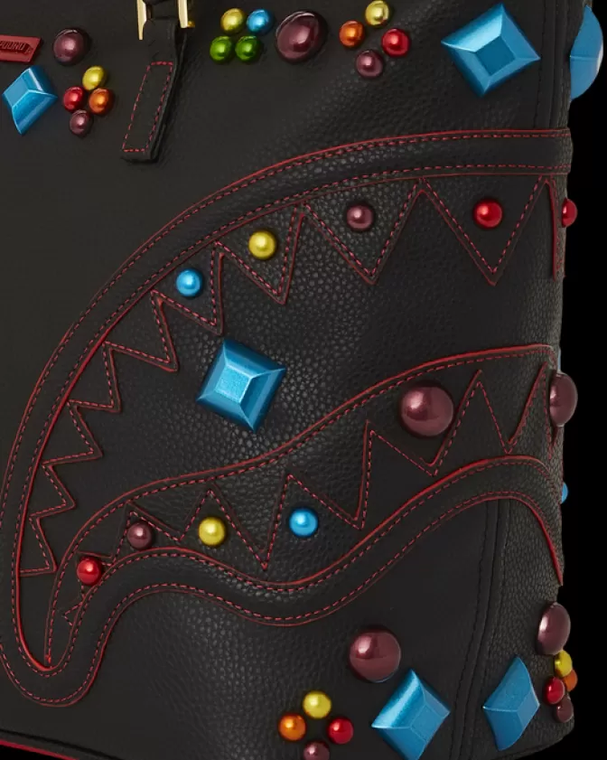 Borse a Tracolla Sprayground - Tote Gemstone Outlaw con Cristalli • Design Urbano Unisex • Stile Streetwear Iconico • Dettagli alla Moda