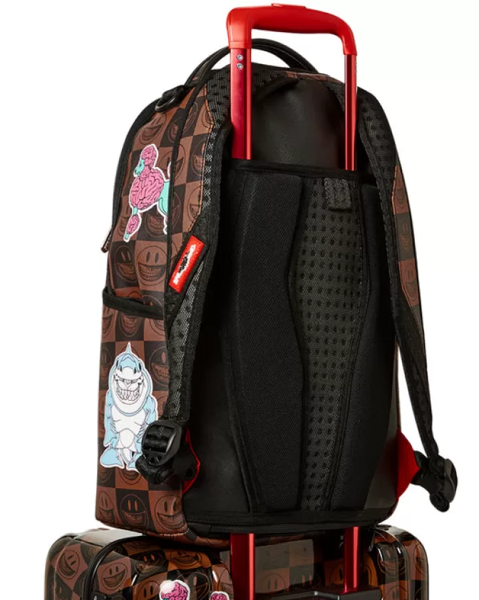 Valigia Cabina Antigurto Sprayground - Edizione Limitata Ron English con Grafiche Pop Art, Bagaglio Rigido da Viaggio Trend del Momento
