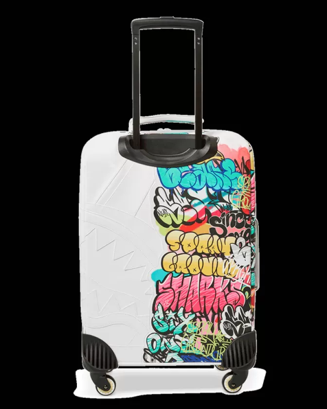 Sprayground Valigia Cabina Half Graff - Bagaglio a Mano Jet-Setter con Design Unico per Viaggi Stile Urbano