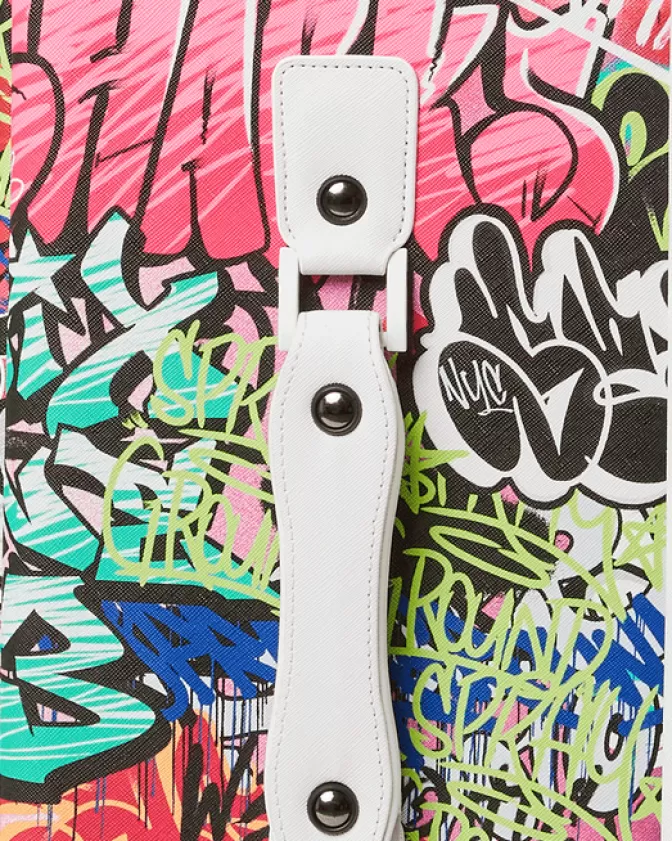 Sprayground Valigia Cabina Half Graff - Bagaglio a Mano Jet-Setter con Design Unico per Viaggi Stile Urbano