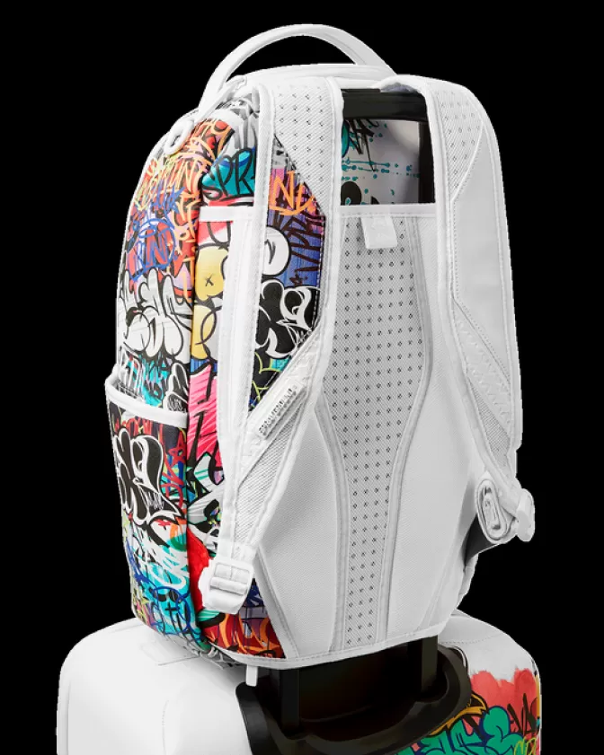 Sprayground Valigia Cabina Half Graff - Bagaglio a Mano Jet-Setter con Design Unico per Viaggi Stile Urbano