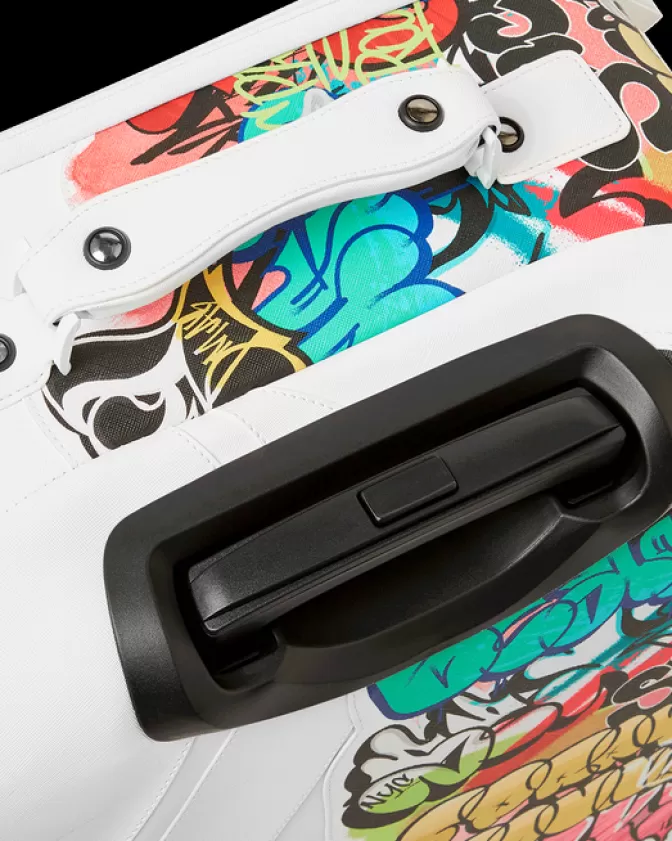 Sprayground Valigia Cabina Half Graff - Bagaglio a Mano Jet-Setter con Design Unico per Viaggi Stile Urbano